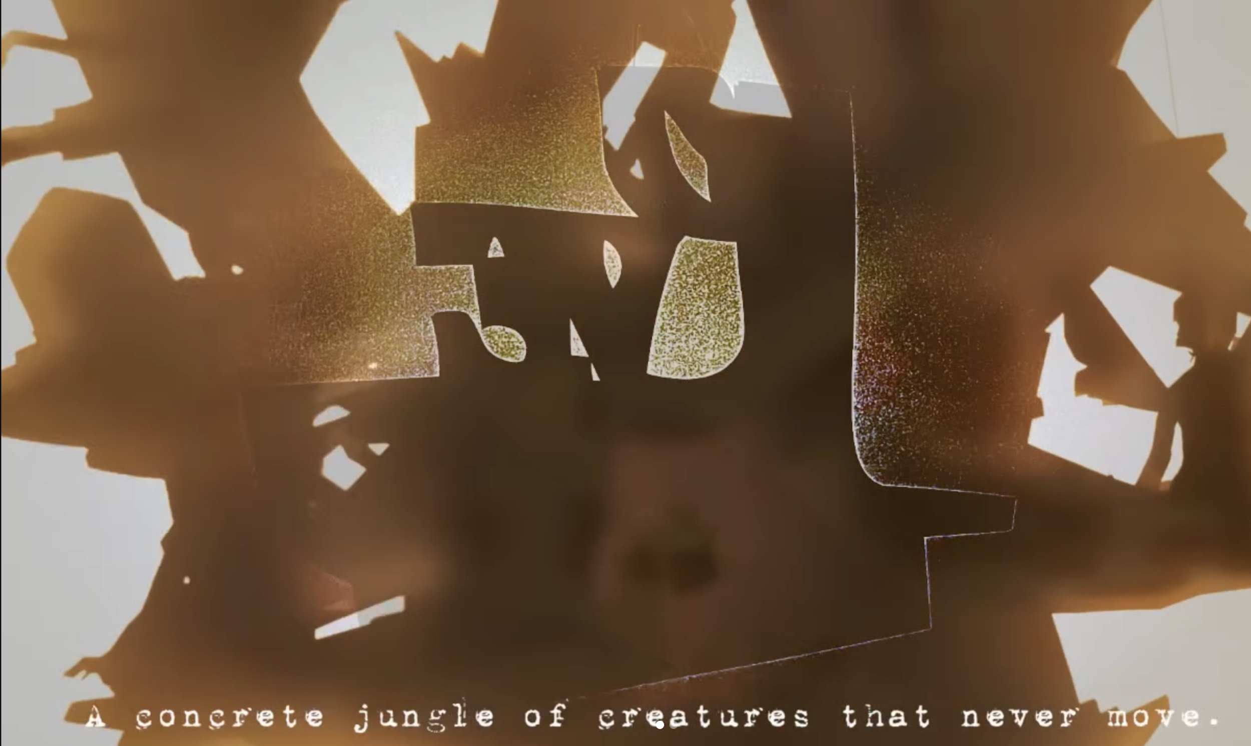 This Mirror Isn't Big Enough For the Two of Us is a video installation by Shuang Li with music by LABOUR (Farahnaz Hatam & Colin Hacklander) 1